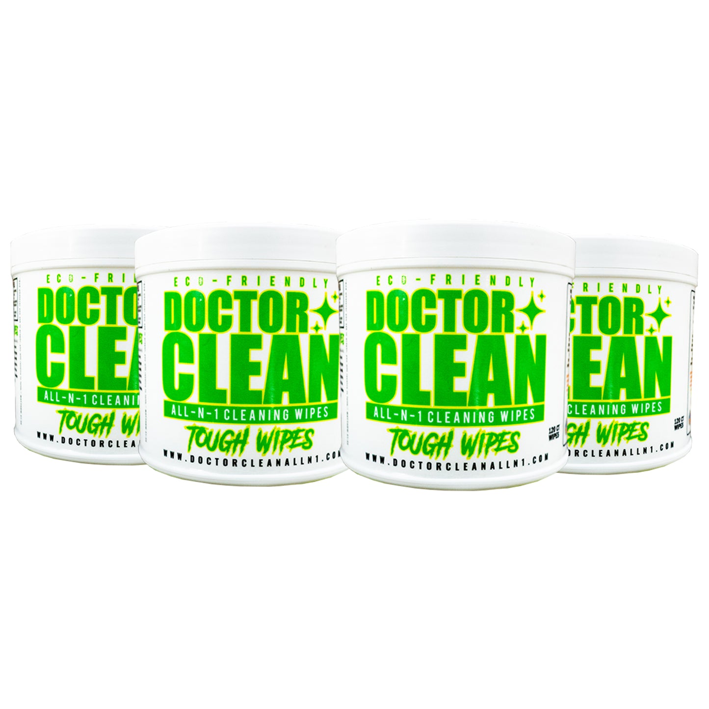 Doctor Clean: Tough Wipes 4 PK